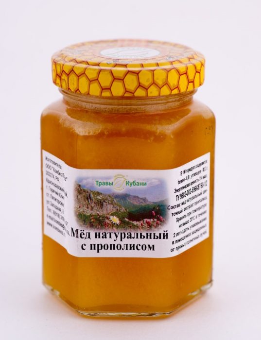 мед с прополисом
